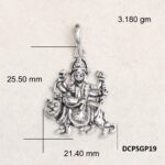 Vaishno Devi Pendant Plain 925 Silver