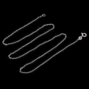 Medium anchor chain plain 925 Silver.