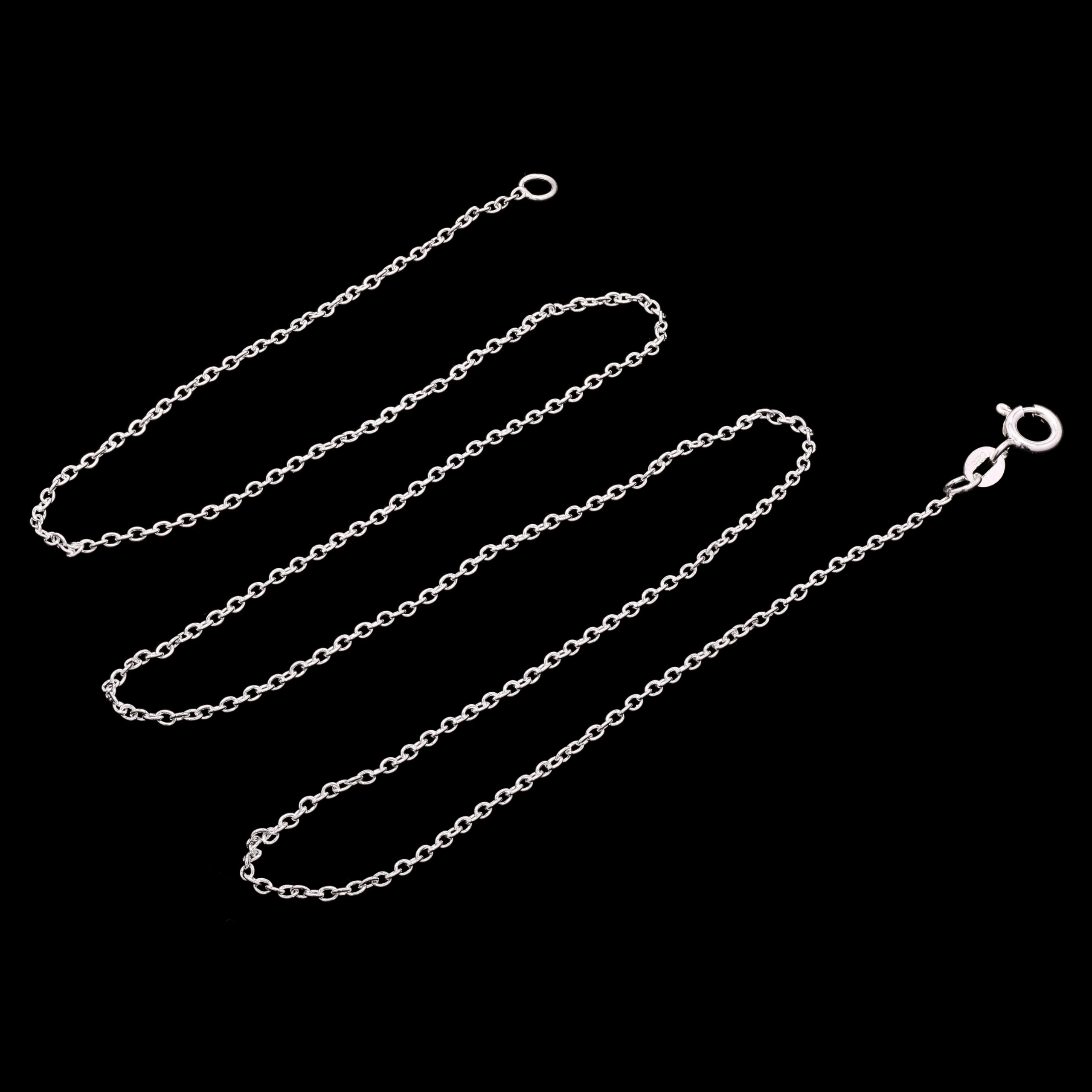 Medium anchor chain plain 925 Silver.