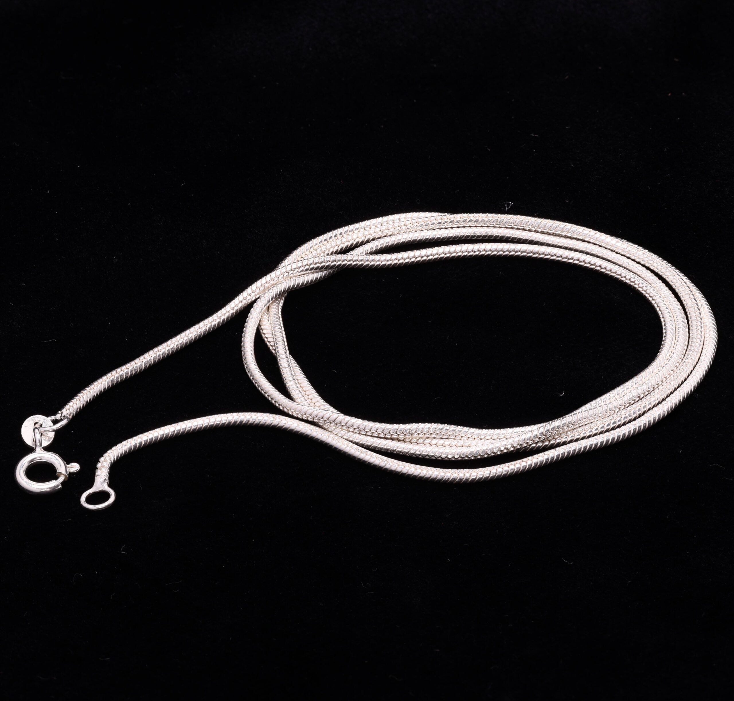 Snake chain plain chain 925 Silver. - Image 3
