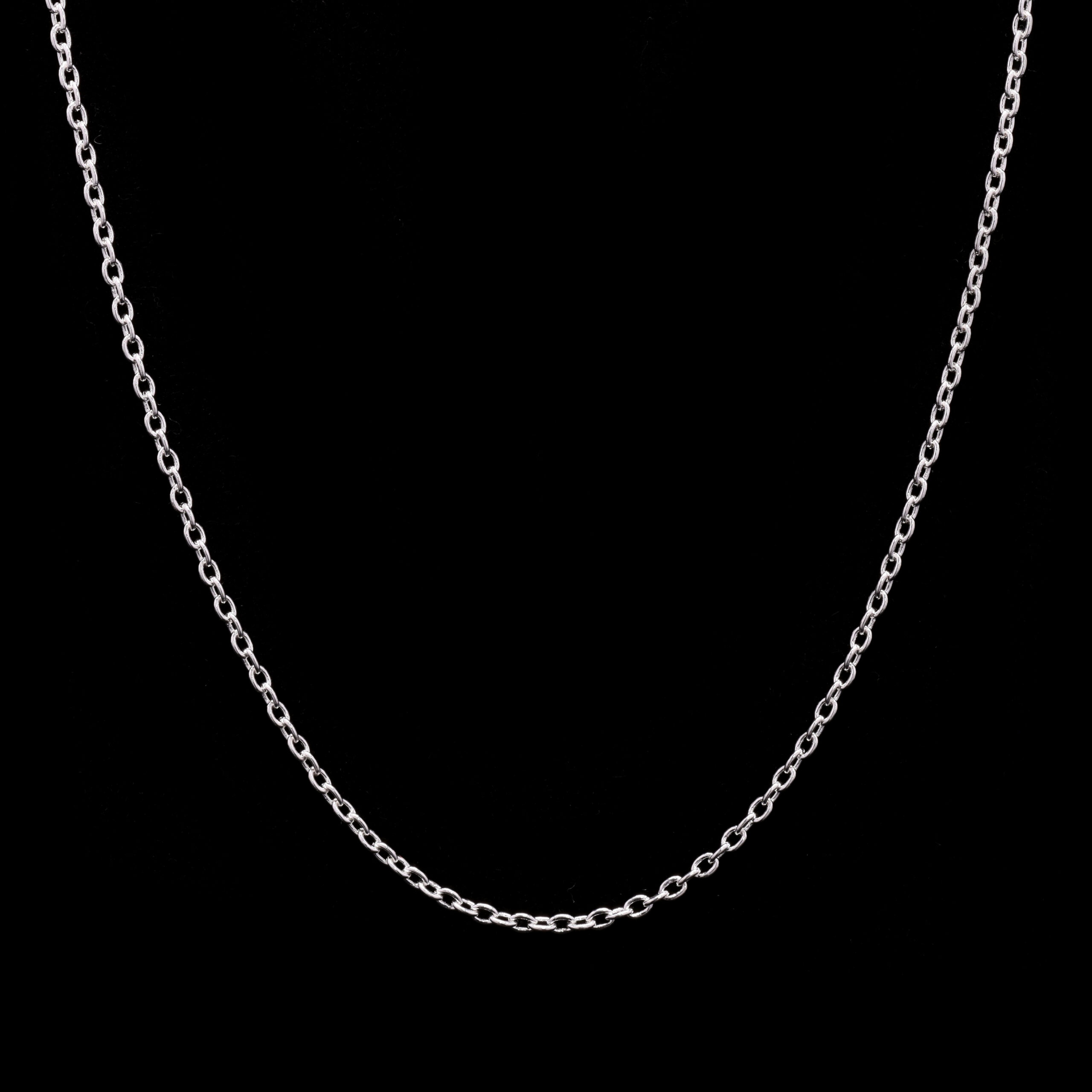 Medium anchor chain plain 925 Silver. - Image 2