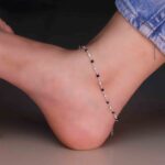 Twilight Beads Silver Payal for Women