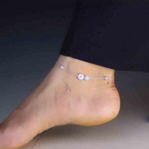 Gleaming Sunburst Silver Payal