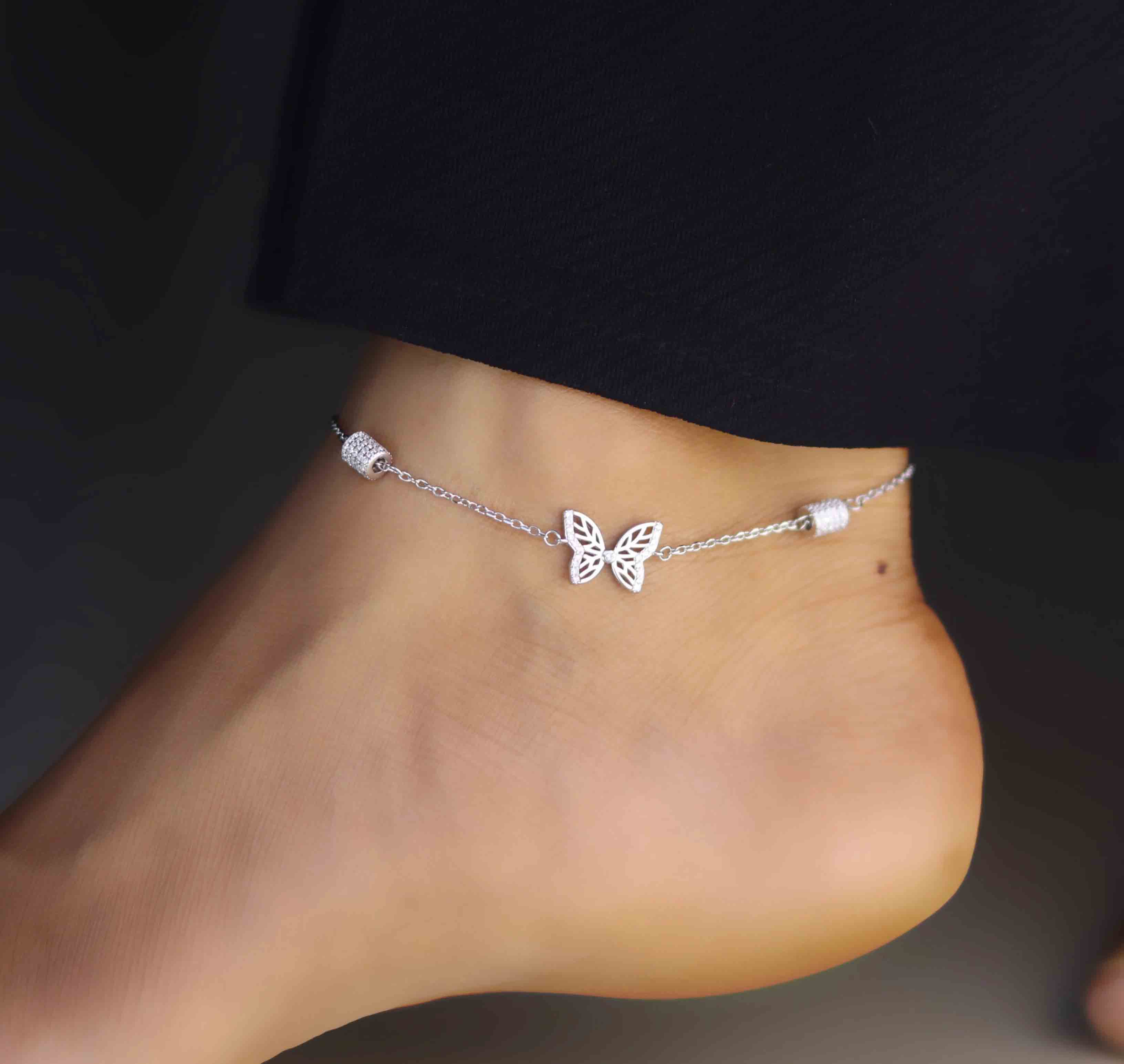 Butterfly Dreams Silver Payal