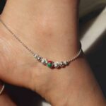Silver Multi Beads Payal