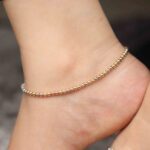 Three Tone Silver Beads Payal