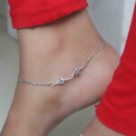 Silver Flower Beads Payal